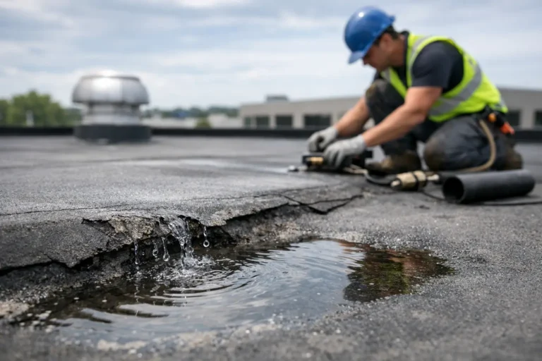 Can a Leaking Flat Roof Be Repaired?