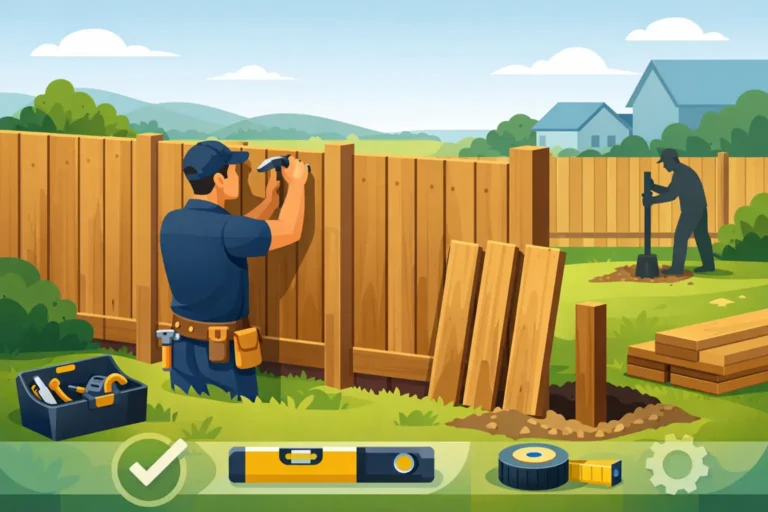 Closeboard Fencing Installation Done Properly