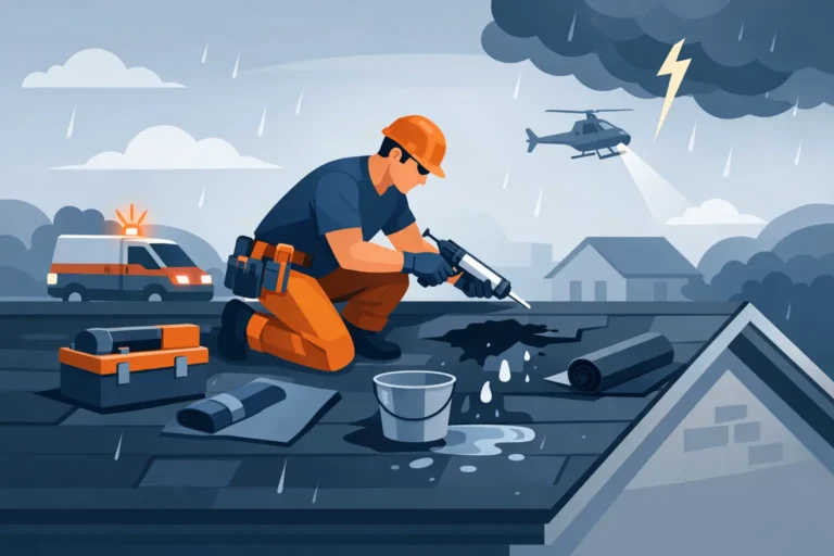 Emergency Roof Leak Repair Done Fast