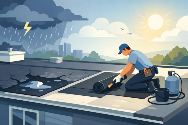Felt Flat Roof Replacement: When and Why