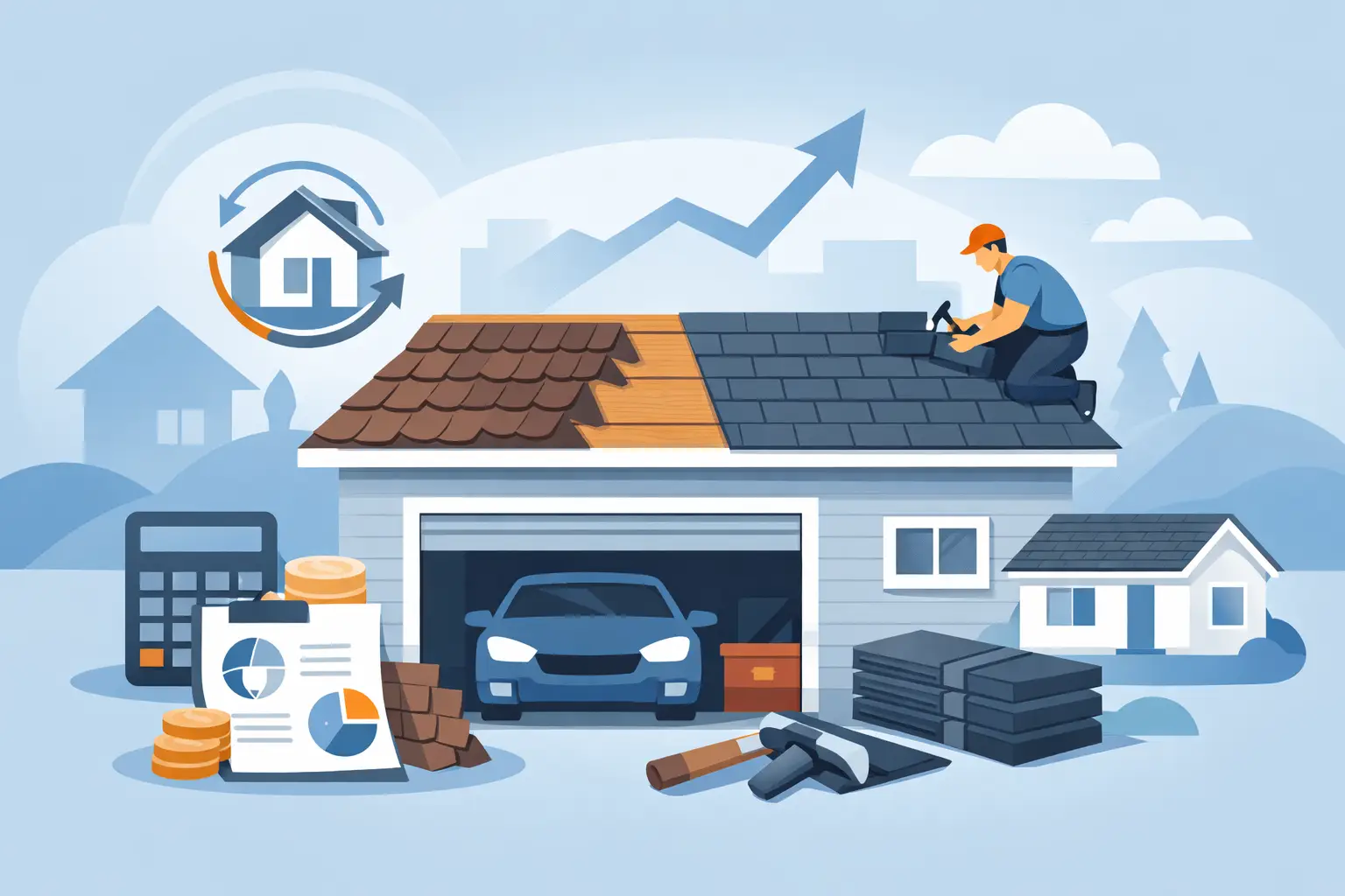 Garage Roof Replacement Cost Explained