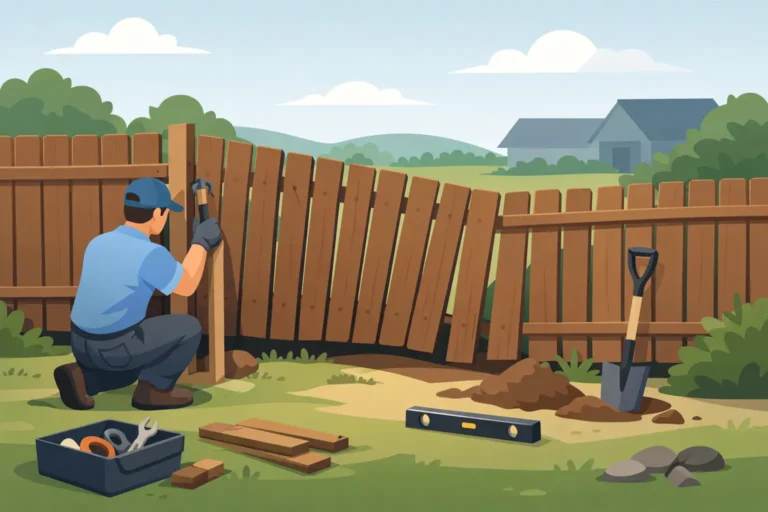 How to Fix Sagging Fence Properly
