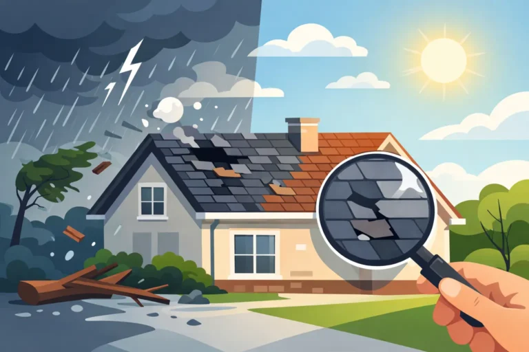 How to Spot Roof Storm Damage Fast