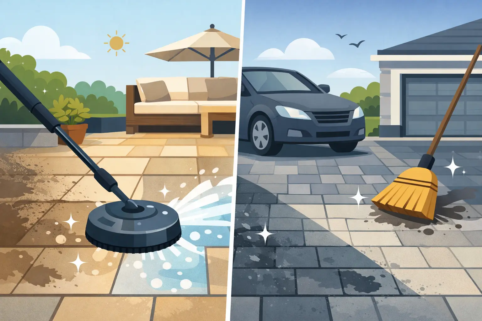 Patio and Driveway Cleaning That Lasts