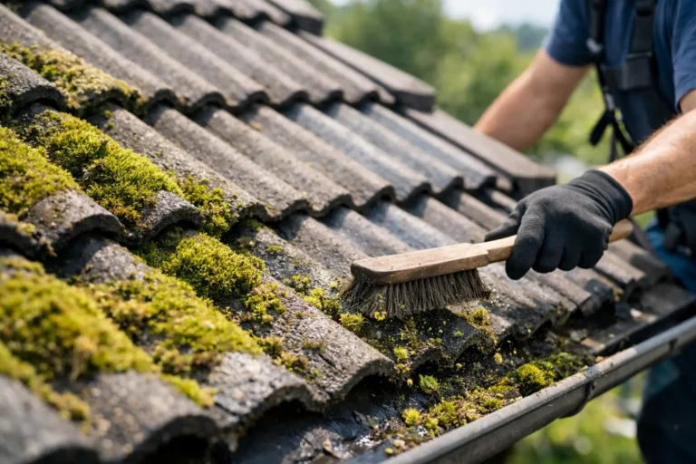 Moss Removal From a Roof Without Tile Damage