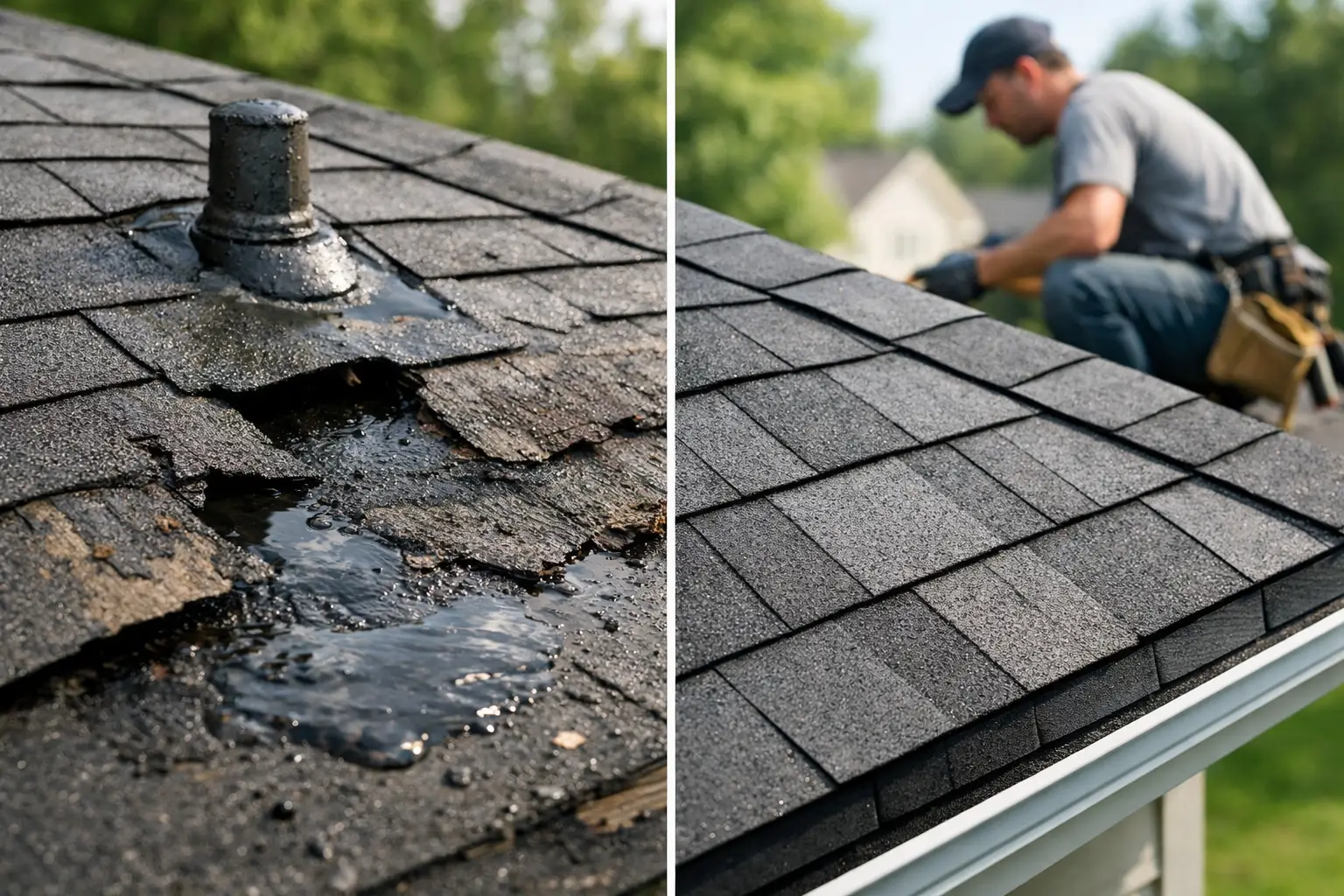 Roof Leak Repair Before and After Explained