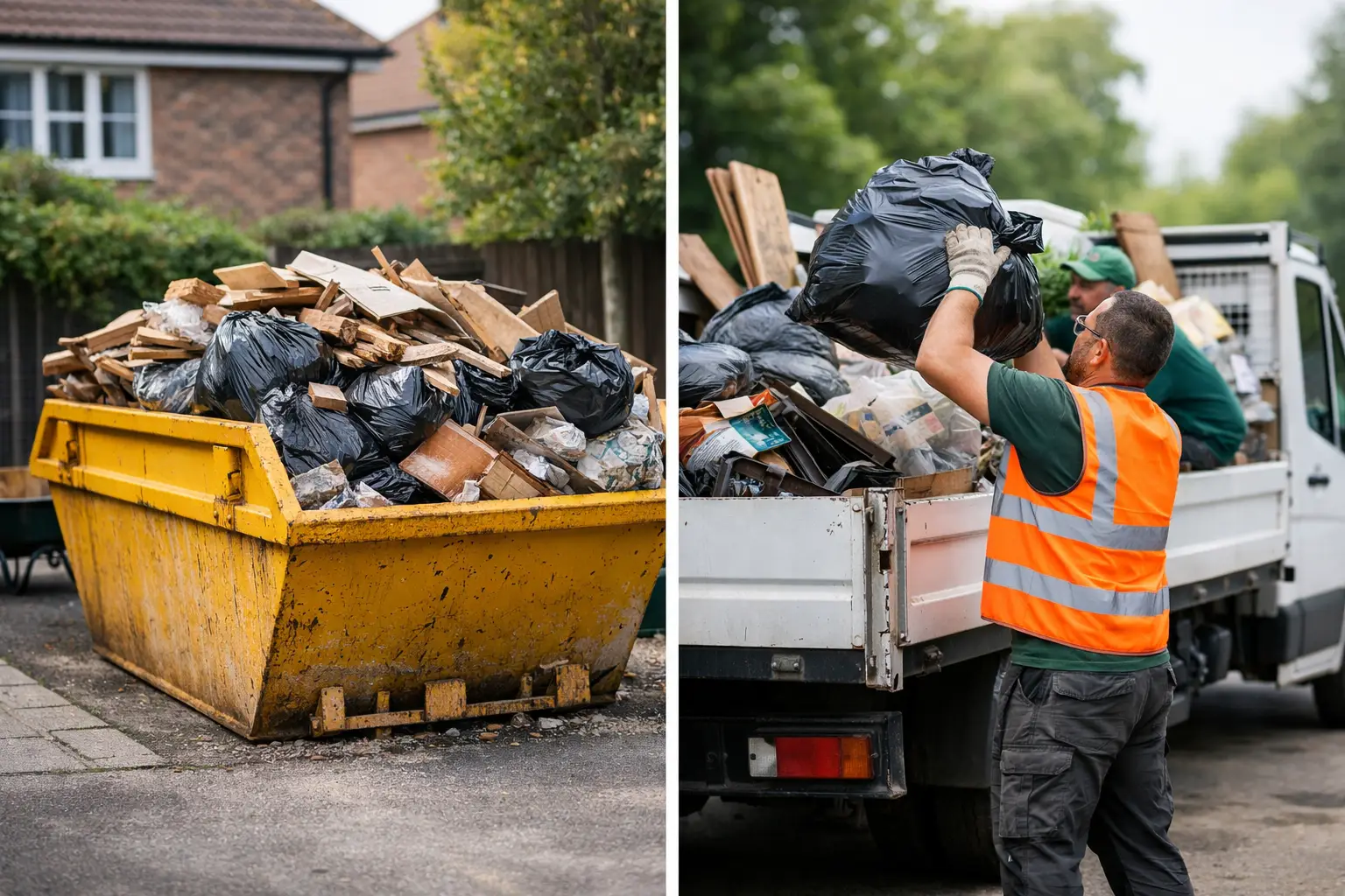 Skip Hire Versus Rubbish Clearance