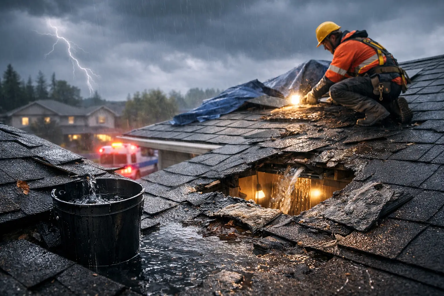 What Is a Roofing Emergency?